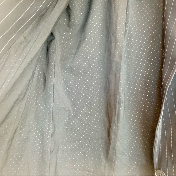 NWOT Express Black White Pinstripe Boyfriend Blazer Jacket - Picture 6 of 8